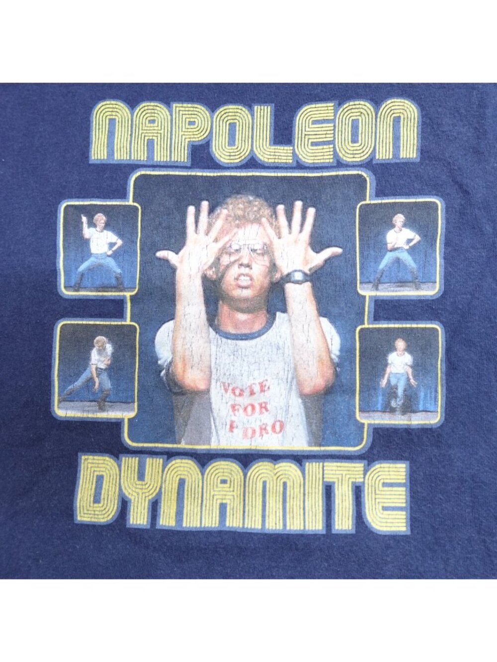 Vintage Napoleon Dynamite Shirt XL Blue 2005 Dance Moves